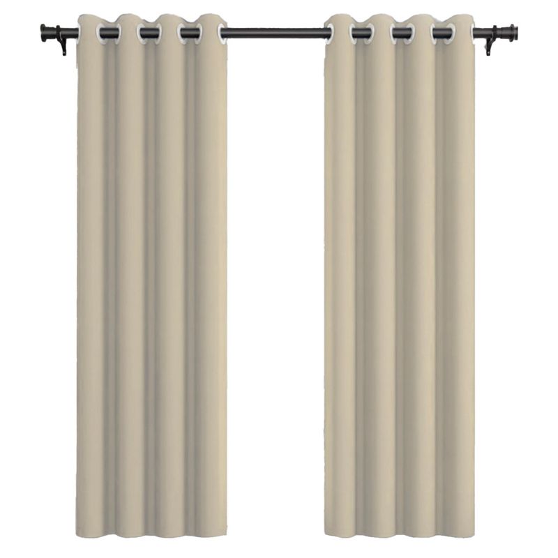 VINCENZI - Cortina de Tela Blackout Beige Vincenzi 140x220