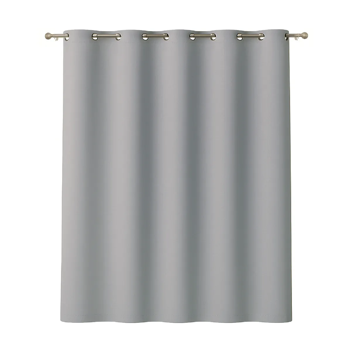 VINCENZI - Cortina de Tela Blackout Gris Vincenzi 140x220