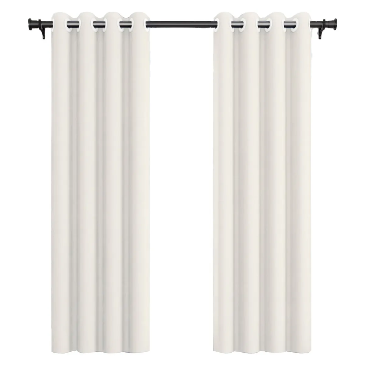 VINCENZI - Cortina de Tela Blackout Blanca Vincenzi 140x220