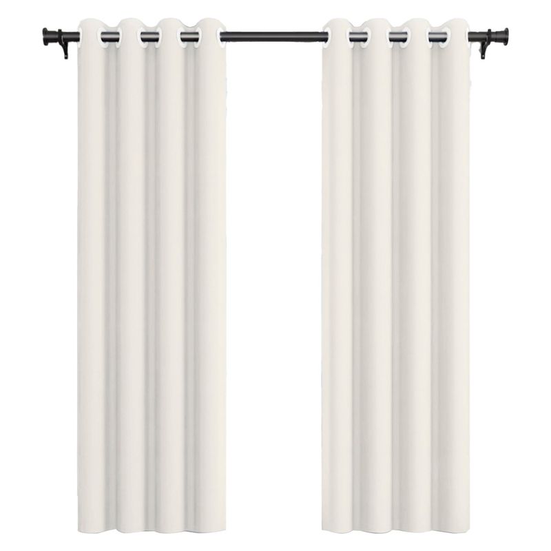 VINCENZI - Cortina de Tela Blackout Blanca Vincenzi 140x220