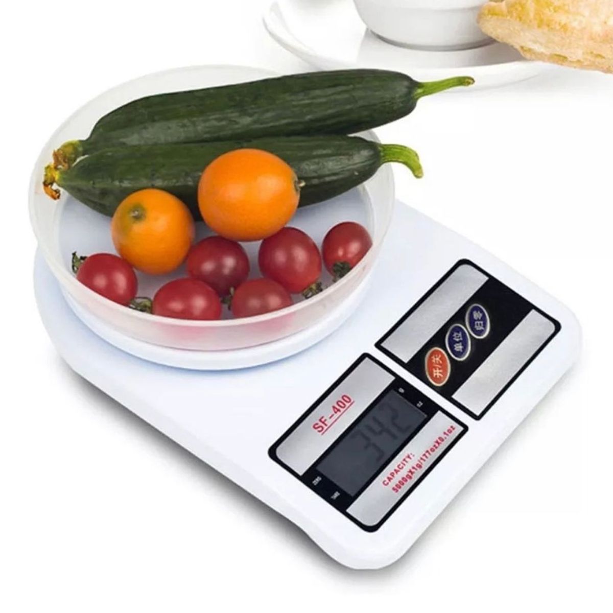 GENERICO - Balanza Pesa Digital Para Cocina Comercio 1g A 10kg