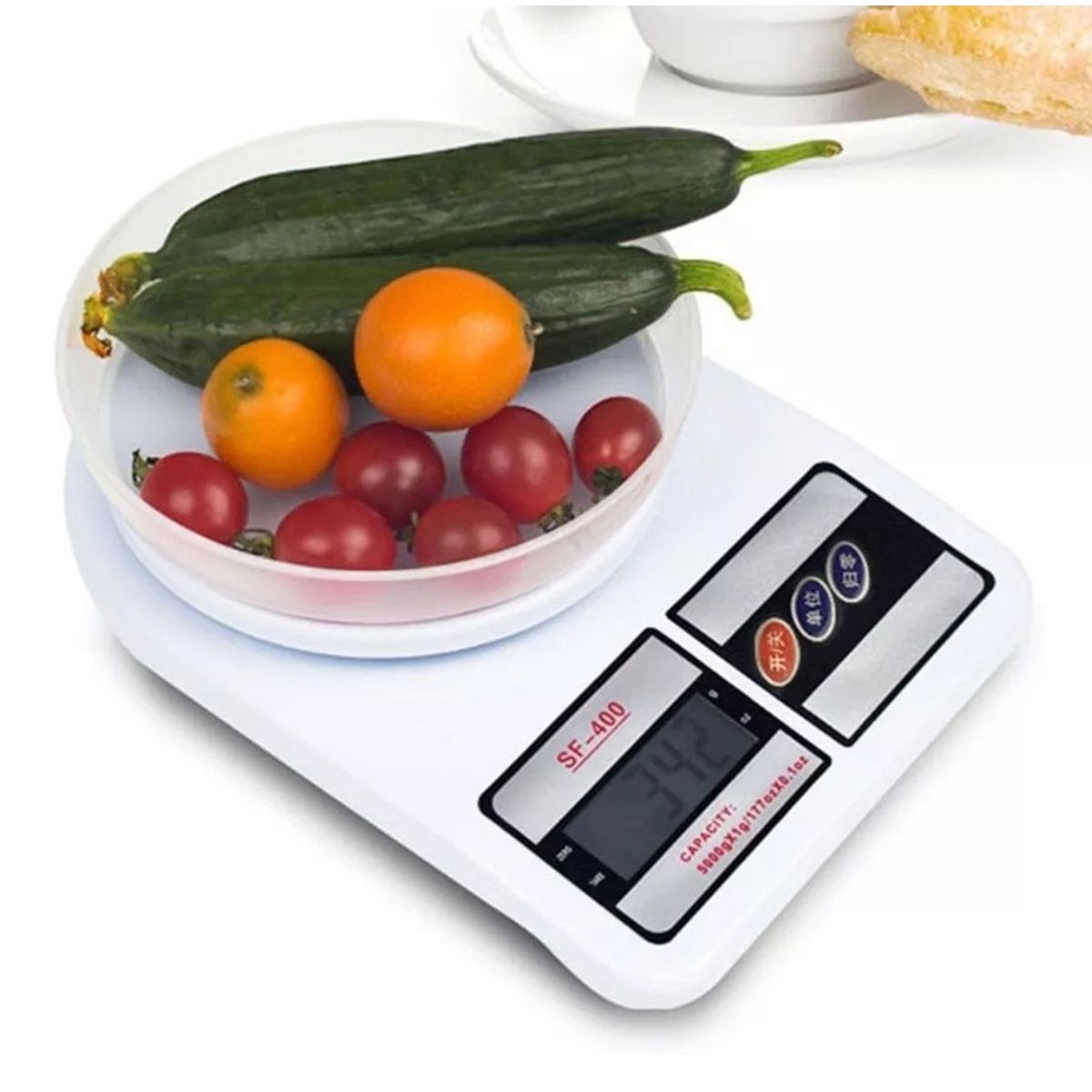 GENERICO - Balanza Pesa Digital Para Cocina Comercio 1g A 10kg