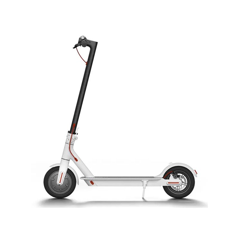 MUNDO ONLINE - Scooter Eléctrico 500W Urbano Adulto Plegable Blanco