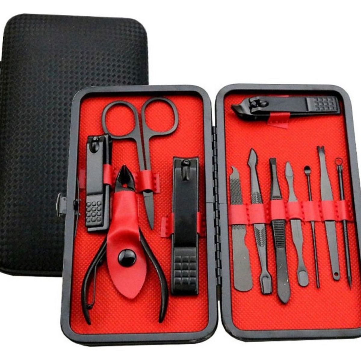 GENERICO - Set De Manicura Cortauñas  Kit Aseo Personal 12 Pcs