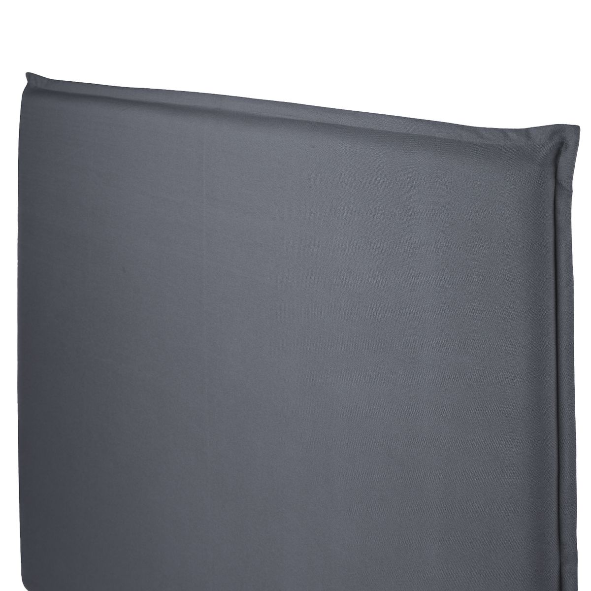 KABECEROS - RESPALDO CON FUNDA PESTAÑA - SUPER KING - LINO BAHIA GRIS OSCURO