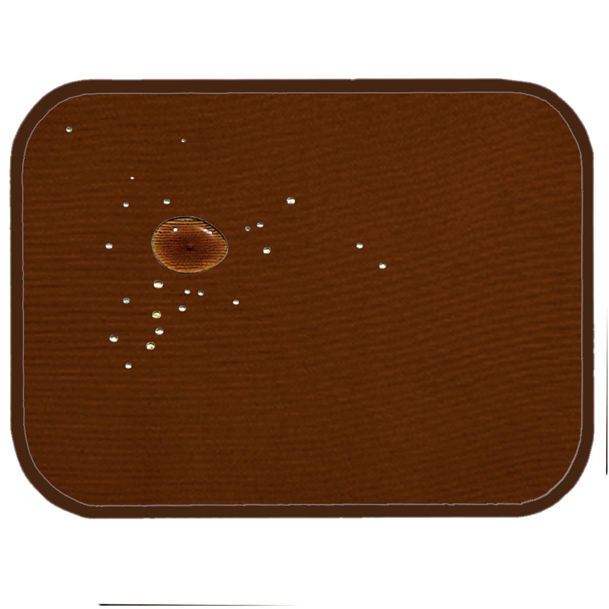 MAISONETTE - Set 6 Individuales rectangulares antimanchas 35x45 elegant chocolate…