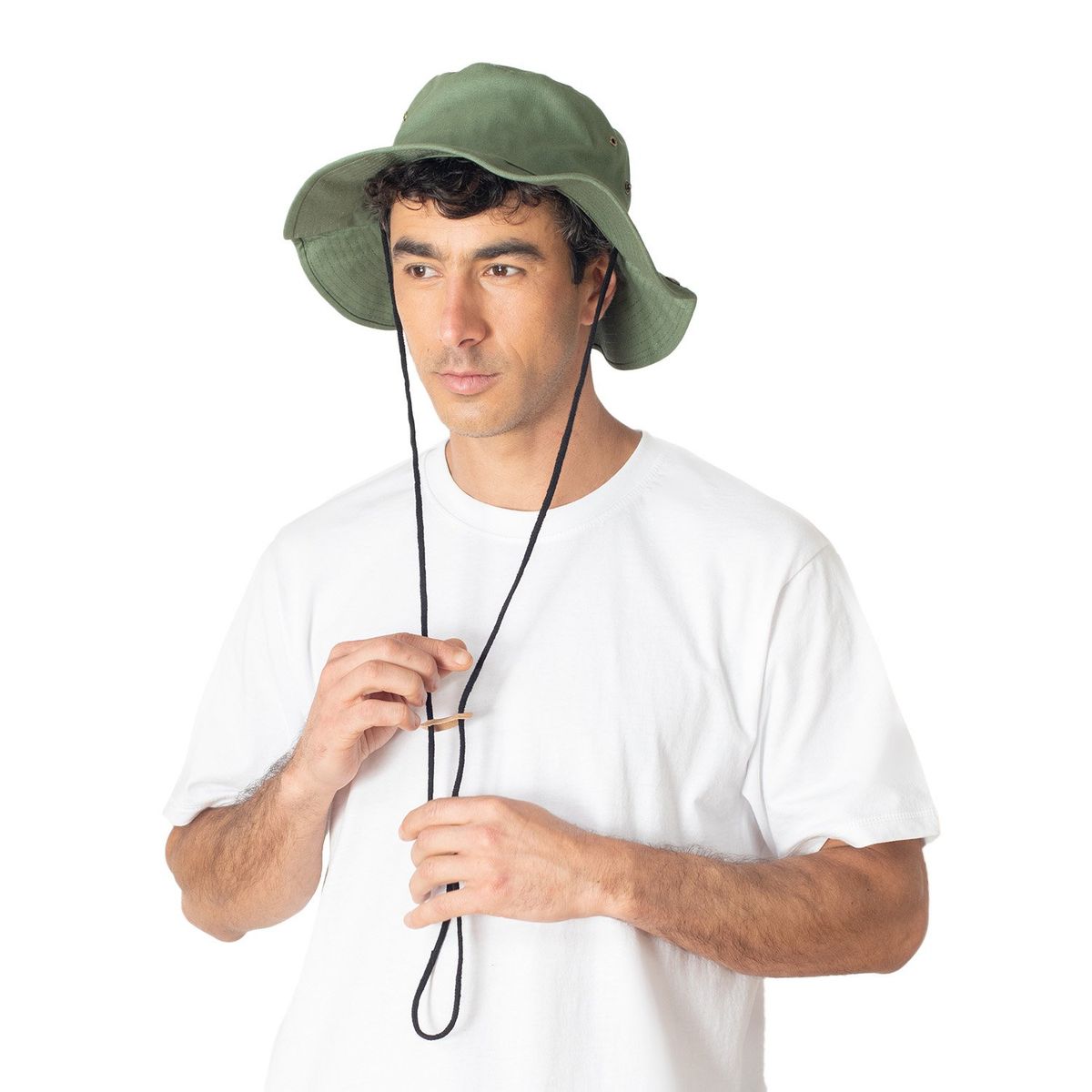 INDUSBORD - Gorro Ala Ancha Tipo Australiano Algodón Prelavado Uv50