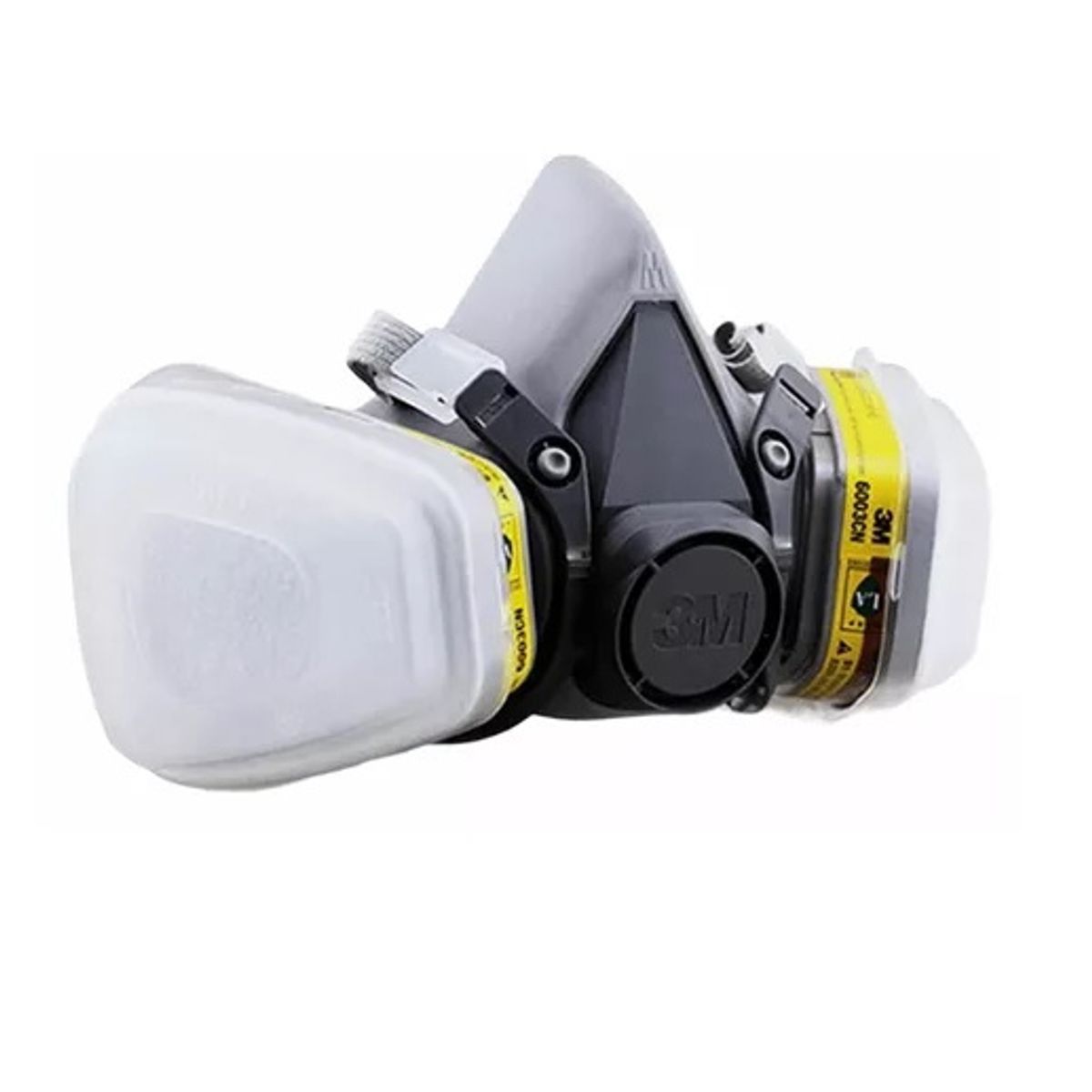 3M - Respirador 3m 6000 + Filtros 6003 + Retenedor + Pre-filtro