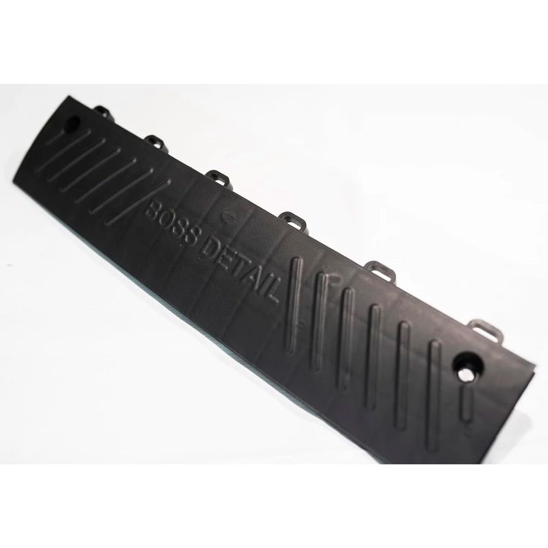 GENERICO - Borde Piso de Garage Encastrable Modular Spectra 40x8x18cm Negro