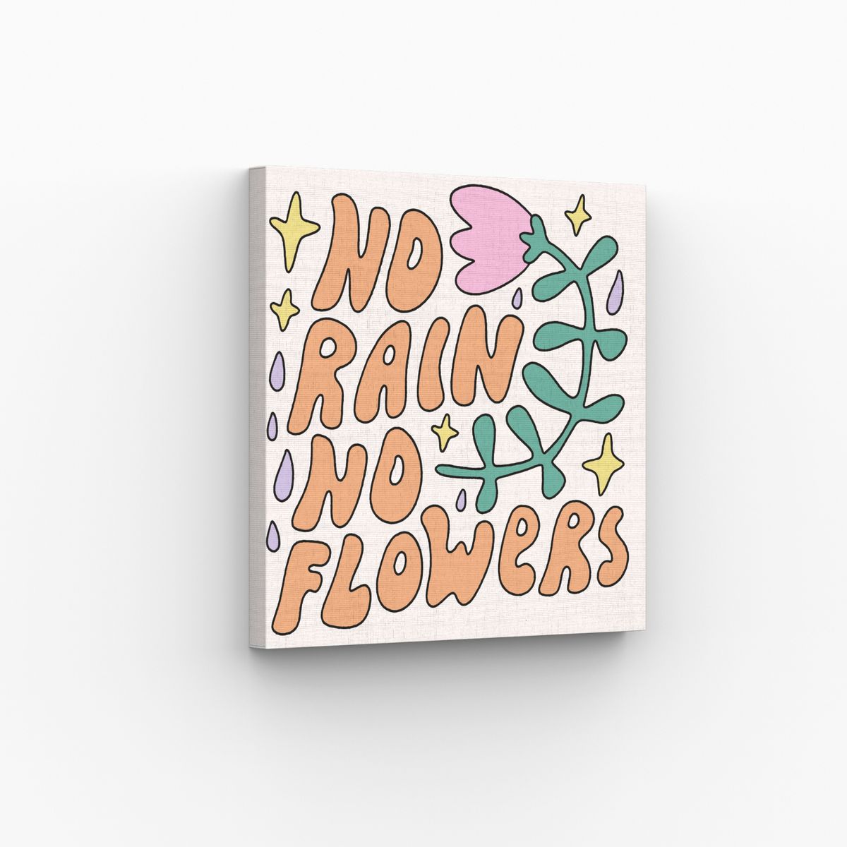 GENERICO - Pintura con Diamantes No Rain- Diamond Painting 20x20 CM