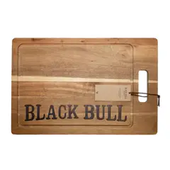 BLACK BULL - Tabla De Cortar Cocina 45x30cms Madera - SC