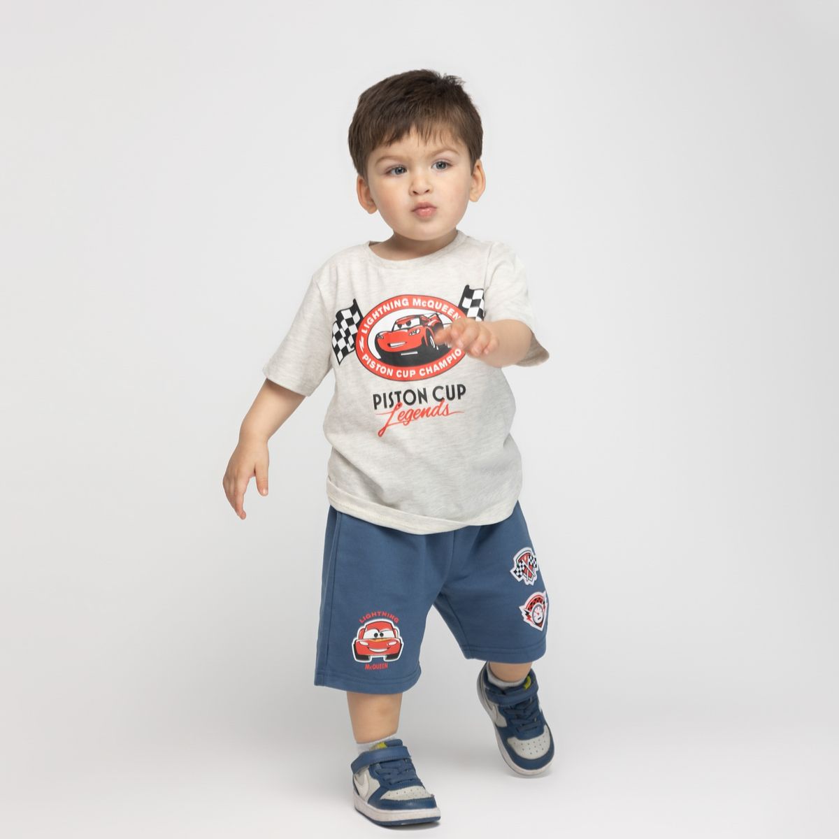 DISNEY - Short Niño Rayo McQueen Azul Cars Disney