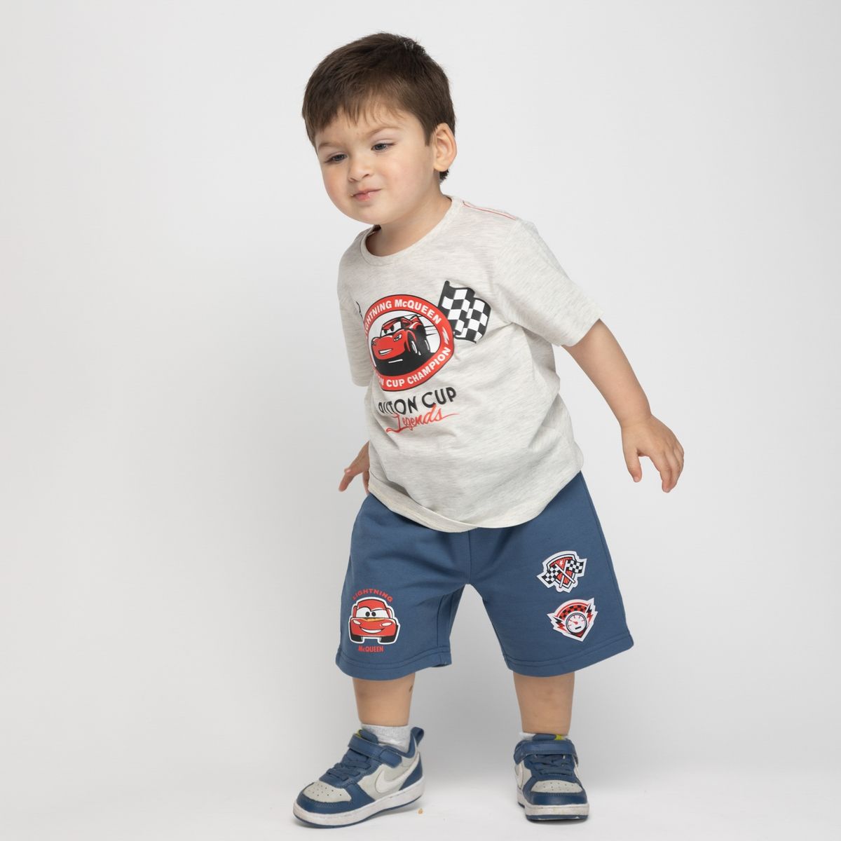 DISNEY - Short Niño Rayo McQueen Azul Cars Disney