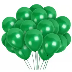 Pasteleria - Pack X25 Set De Cumpleaños Globos Cumpleaños Globos Verde