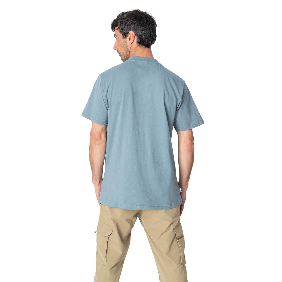 LENGA - Polera Molle Cuello Redondo con Botones Uvpro Hombre Lenga