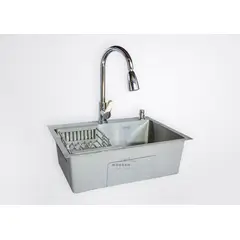 MODERN SPACE - Lavaplatos 60x45 Cm Deluxe Con Accesorios y griferia extraible
