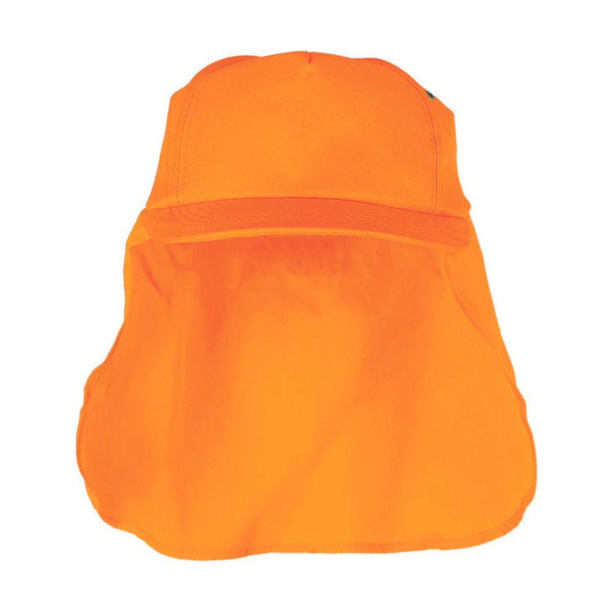 KUMEN - Gorro Legionario Naranjo Fluor Con Filtro Uv Certificado