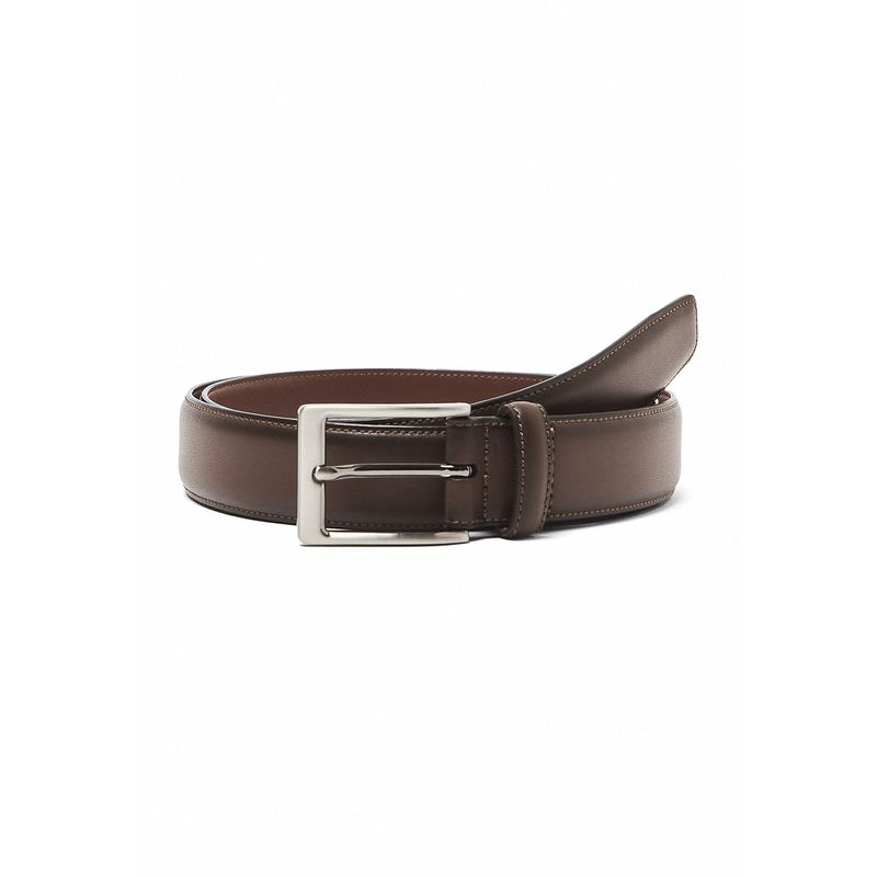 PERRY ELLIS - Cinturon Formal Cuero Negro Negro
