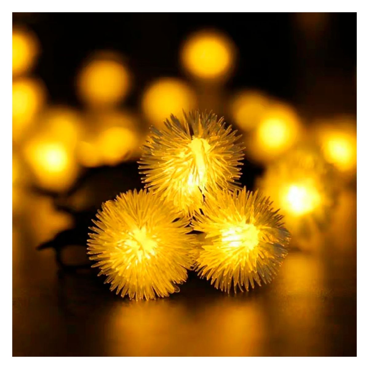 GENERICO - Guirnalda De Luces Led Solares Navidad Modelo Copo De Nieve