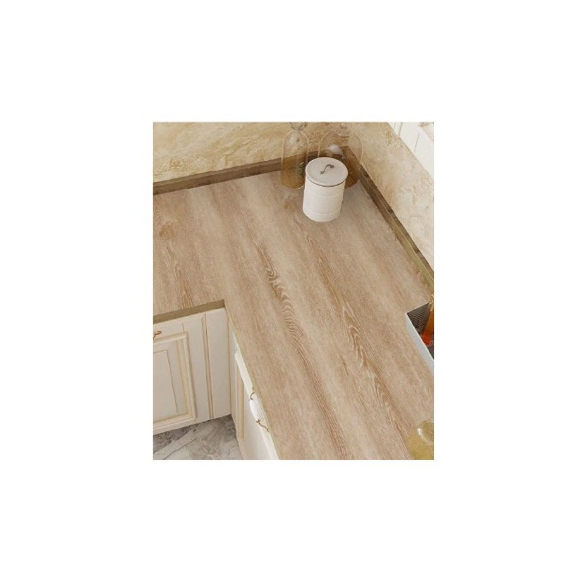 GENERICO - Pack 5 Papel Mural Texturizado Autoadhesivo Rollo 60cm x  10m