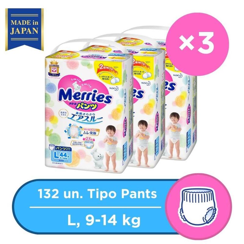 MERRIES - Merries Pants Super Jumbo L 44X3 PCS