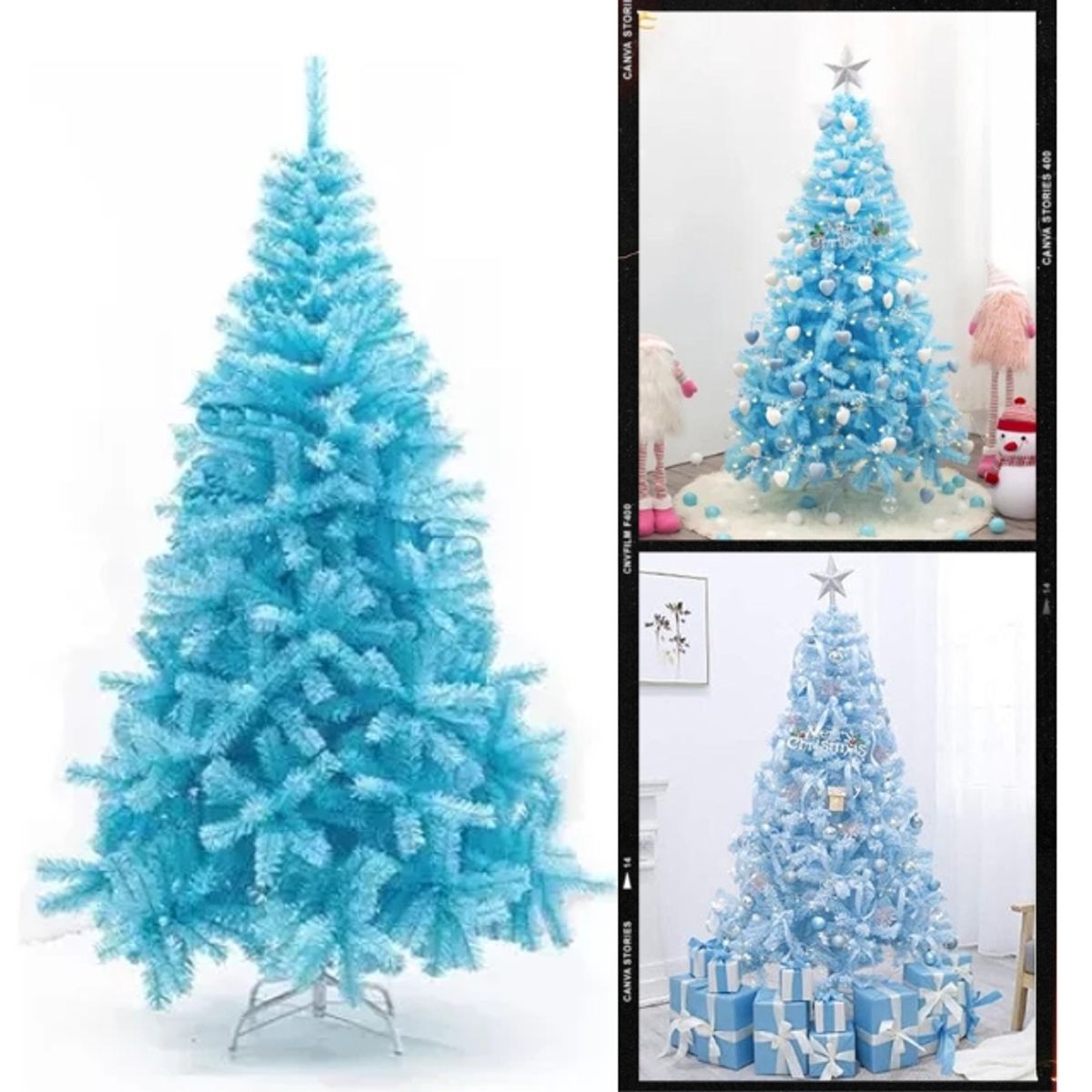 GENERICO - Árbol Navidad Pino 180cm  Decoración Navideña AZUL