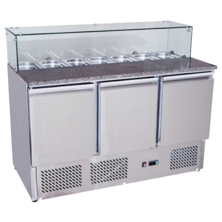 BOZZO Meson Salsero cupula de Vidrio 140cm