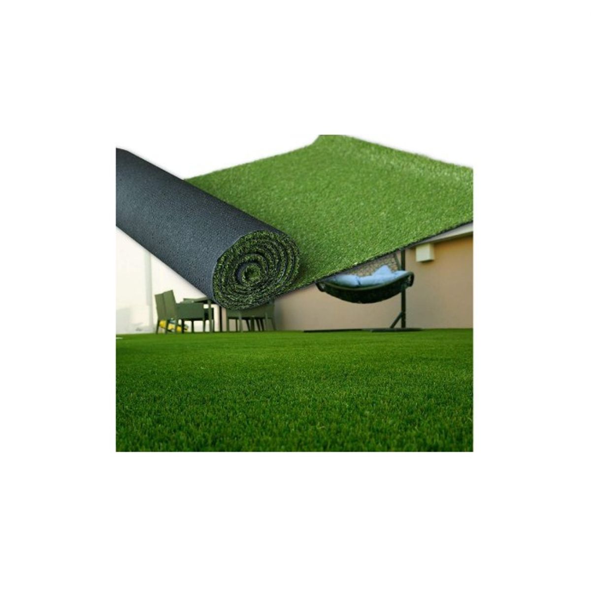 GENERICO - Pasto Sintetico Alfombra 20mm Rollo 2x1m