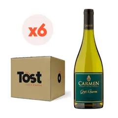 CARMEN - 6x Vino Gran Reserva Sauv. Blanc 14° 750cc