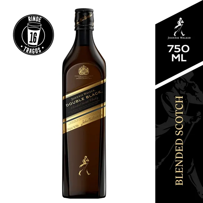 JOHNNIE WALKER - Whisky Johnnie Walker Double Black Label 40° 750Cc