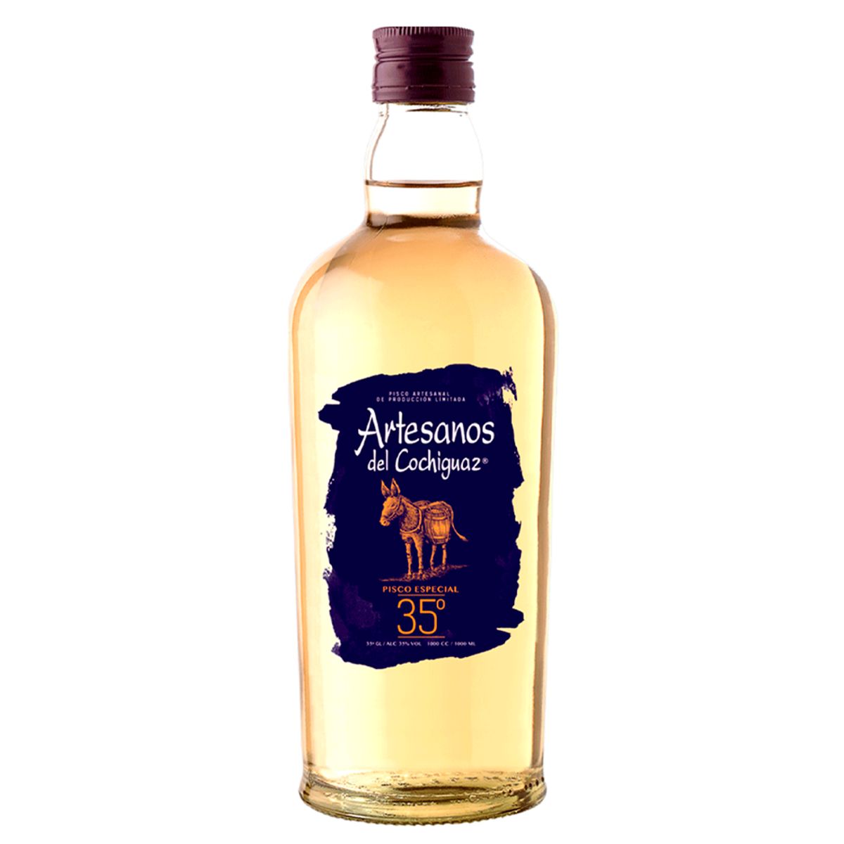 ARTESANOS DEL COCHIGUAZ - Pisco Artesanos Del Cochiguaz 35° 1000Cc