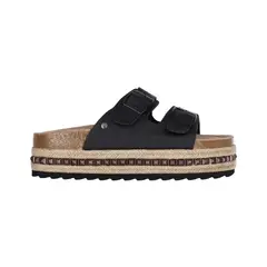 BAMERS - Sandalia Mujer  Kend Yute Hight Studs Negro