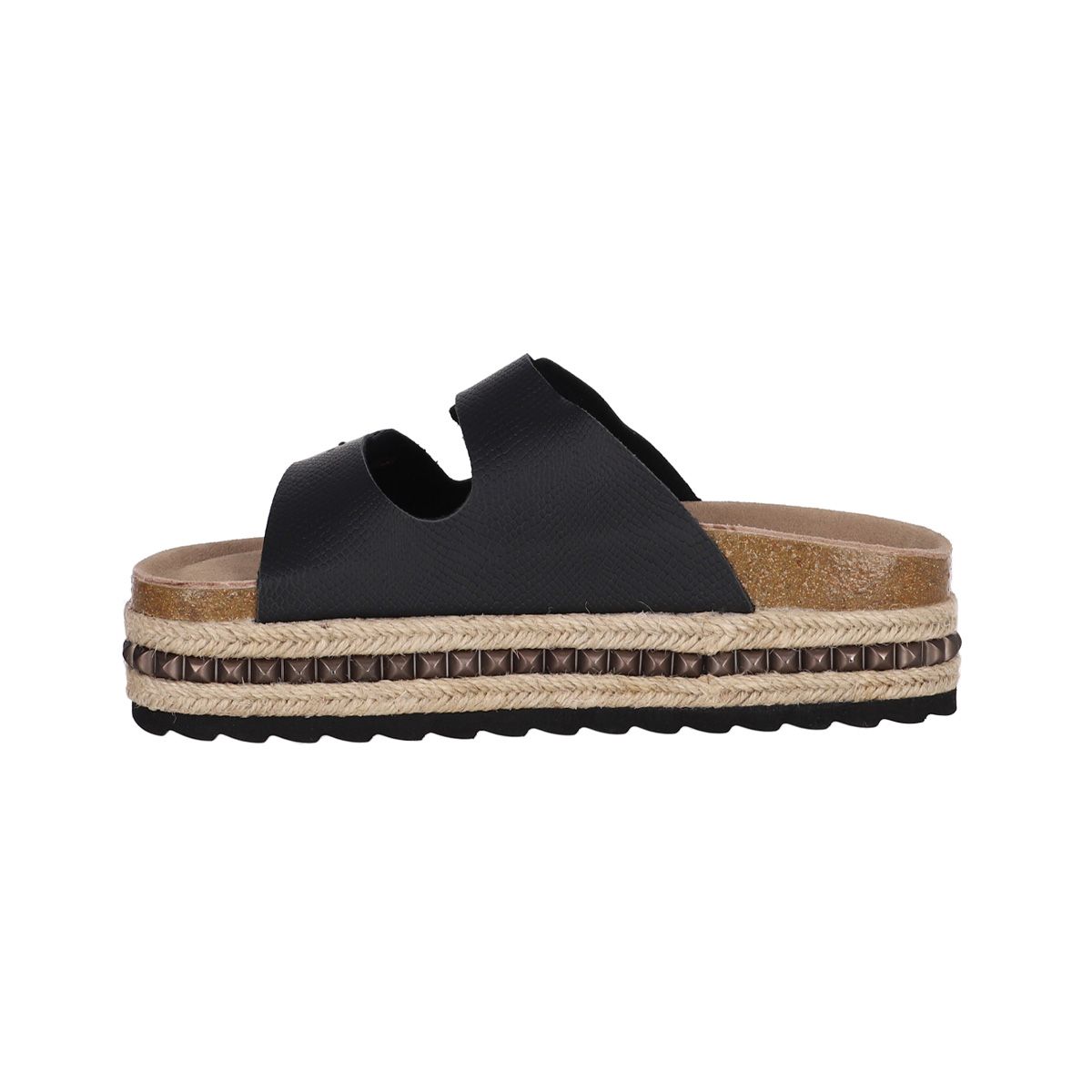 BAMERS - Sandalia Mujer   Bamers Kend Yute Hight Studs Negro