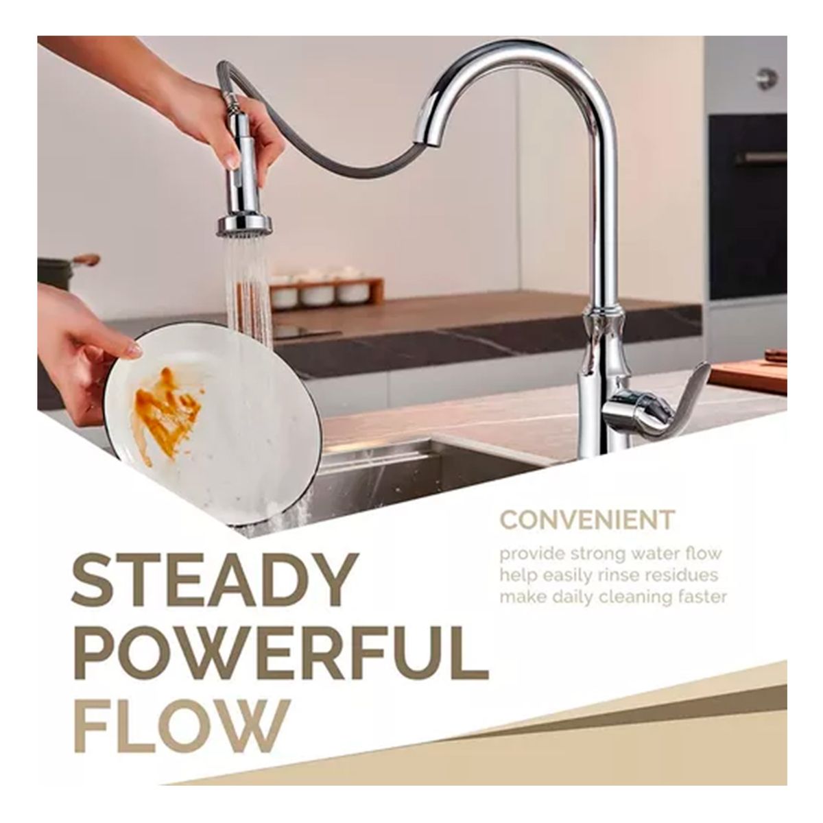 GENERICO - Boquilla De Repuesto Para Llave Monomando Lavaplatos