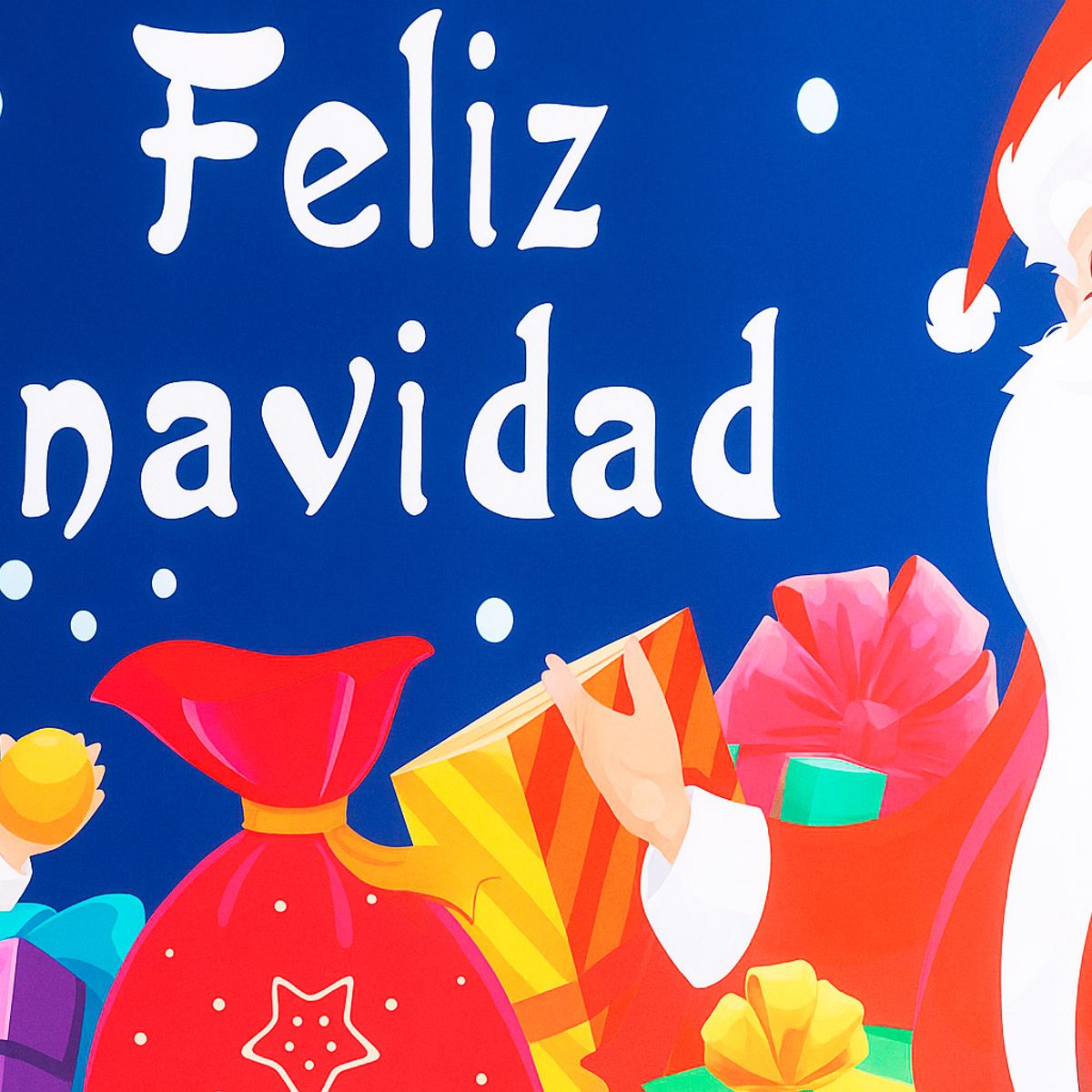 GENERICO - DELANTAL DE TELA LAVABLE  TOP DISEÑO NAVIDAD FELIZ