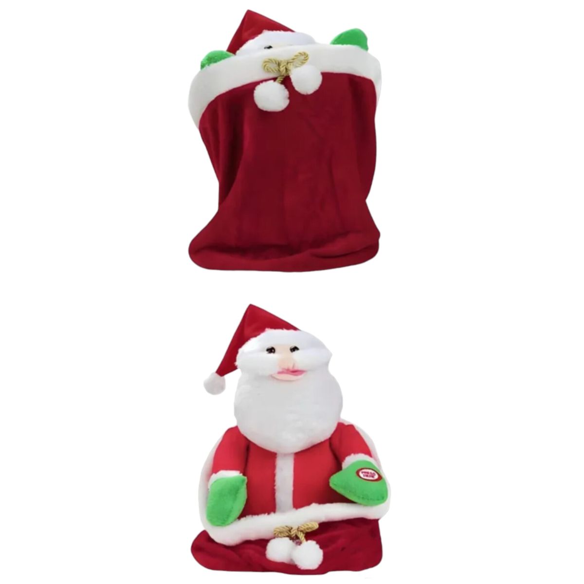 GENERICO - Papá Noel Con Bolsa Para Regalos