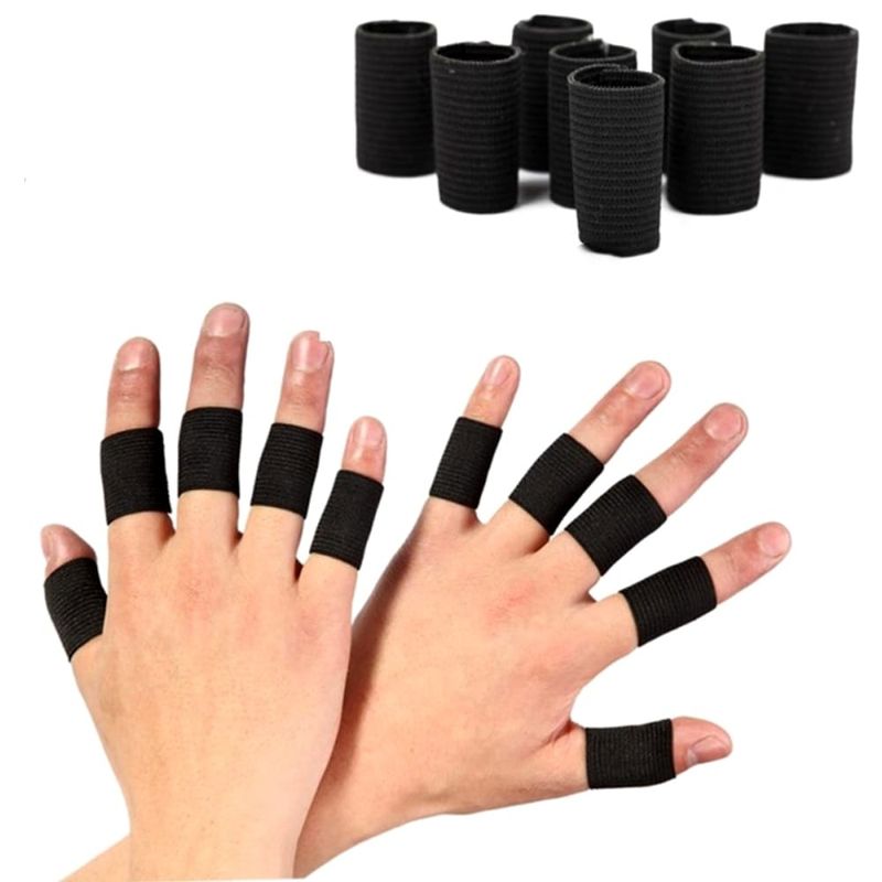 GENERICO - Pack x10 Protector Dedos Deporte Venda Elasticadas Funda Dedo