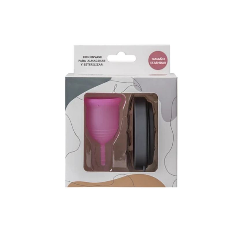 GENERICO - Copa Menstrual Ayla con Esterilizador Talla Estándar