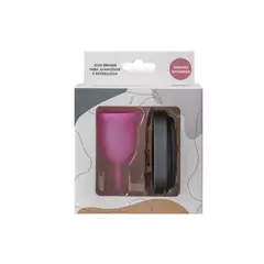 GENERICO - Copa Menstrual Ayla con Esterilizador Talla Estándar
