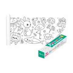 GENERICO - Rollo De Papel Para Colorear Jade - Animal