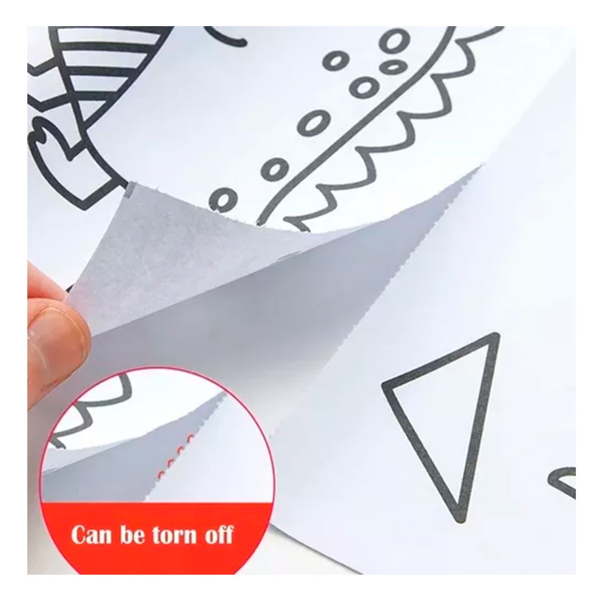 GENERICO - Rollo De Papel Para Colorear Jade - Animal