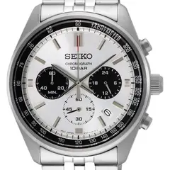 SEIKO - Reloj Plateado Hombre Chronografo Cuarzo Ssb425p1
