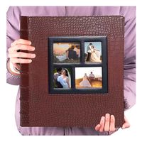 Álbumes De Fotos Familiares Cuero Con 500 Hojas 4x6''