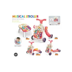 GENERICO - Caminador Andador Scooter Bebé Musical Multifuncional 5 En 1