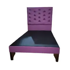 GENERICO - Base Europea 15P Respaldo Morado Lino a Piso Botone
