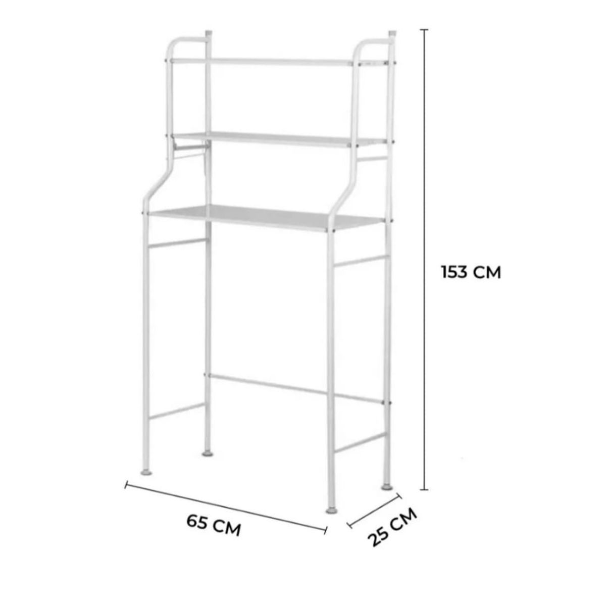 GENERICO - Estante Organizador De Lavadora 3 Niveles
