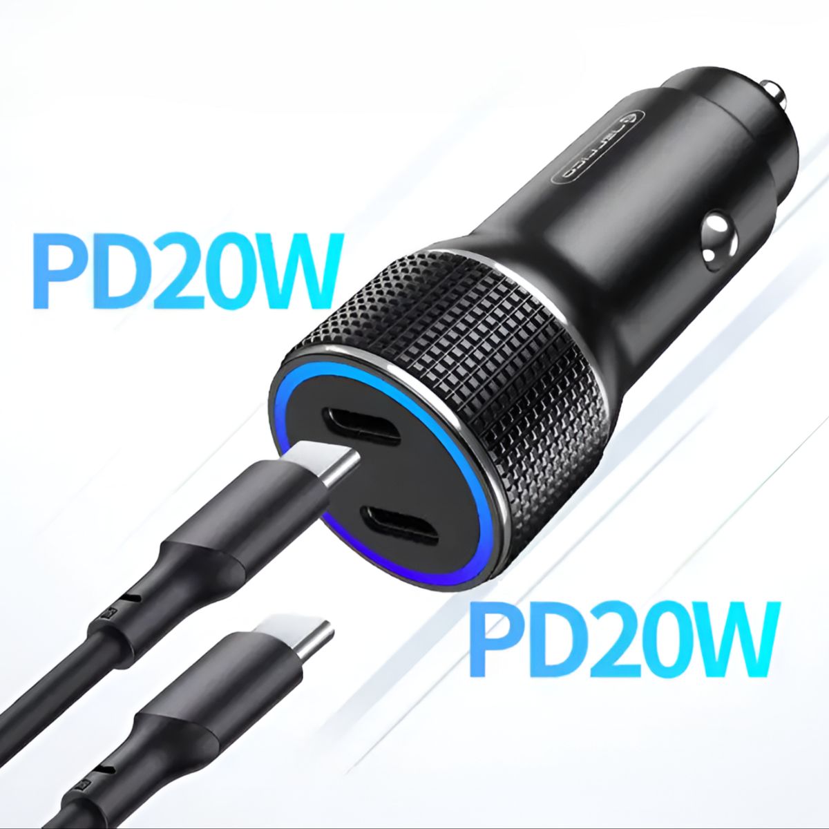 TECMASTER - Cargador Type-C para Auto Power Delivery 40W Max TM-200542