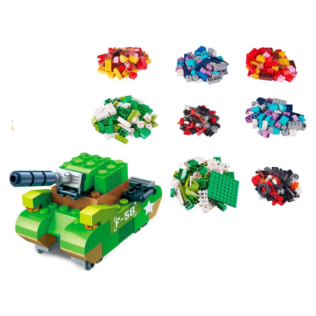 MAX - Set 759 Bloques En Balde Max