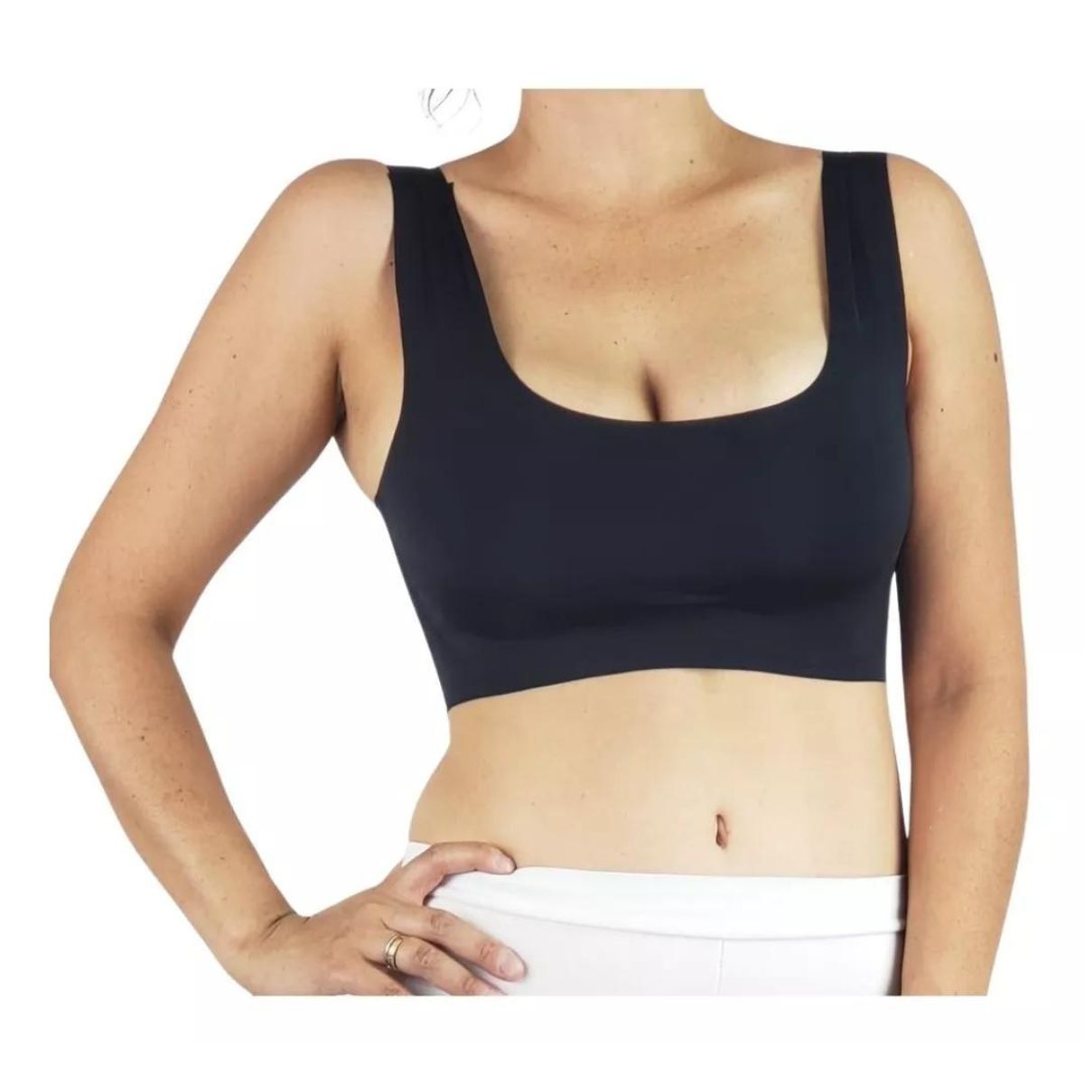 LOOK SHOP - Sostén Bralet Top Elasticado Mujer Peto Sujetador 817