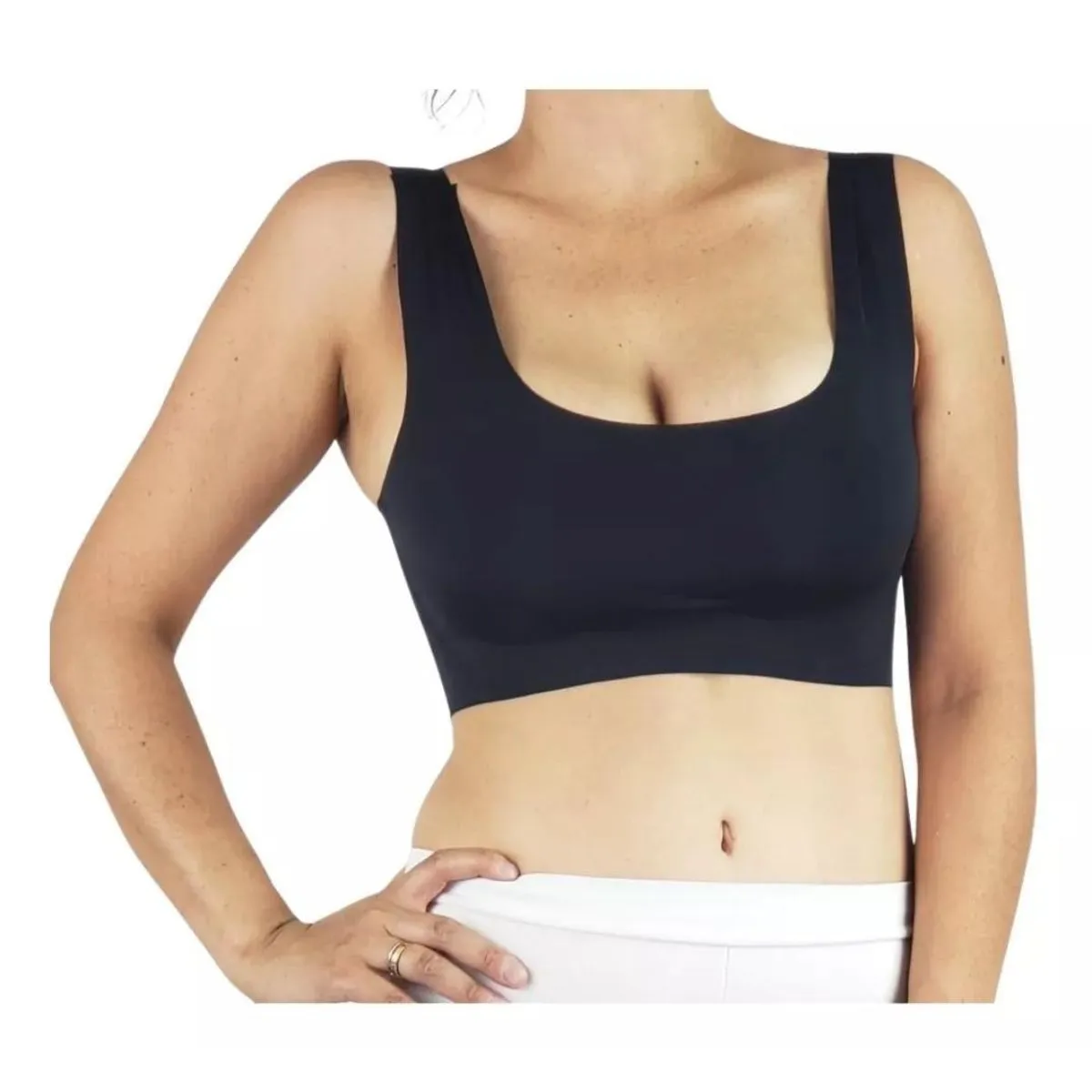 LOOK SHOP - Sostén Bralet Top Elasticado Mujer Peto Sujetador 817